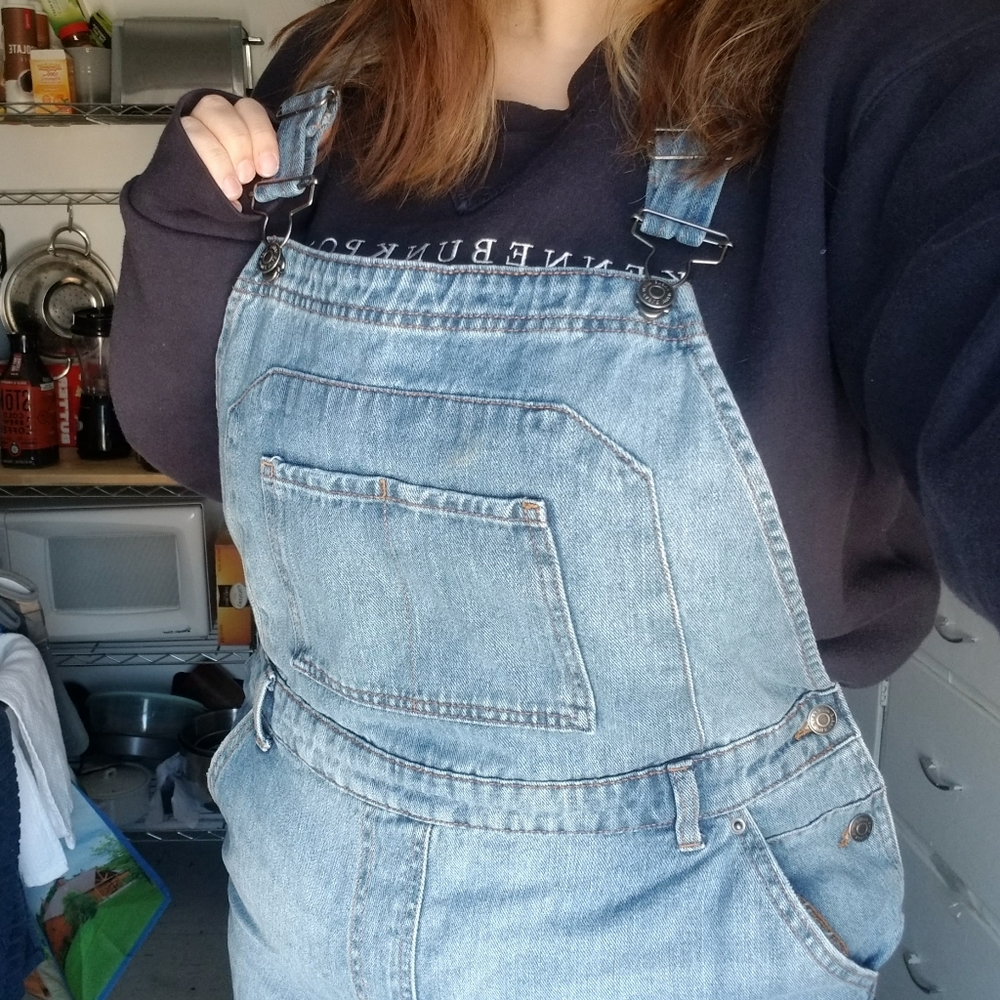 XL Stretchy Distressed Wild Fable Overalls